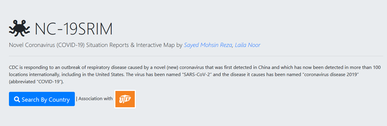 Novel Coronavirus (COVID-19) Situation Reports & Interactive Map