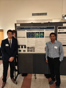 Saatvki with Dr. Sayed Reza at Research Poster Exhibition