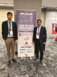 Anmol and Dr. Reza is at IEEE FIE 2024